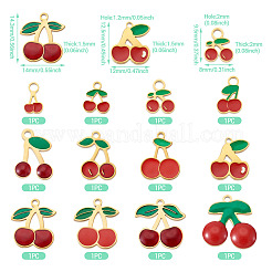 12Pcs 12 Styles 304 Stainless Steel Enamel Charms&nbsp;STAS-TA0003-33