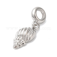 Rack Plating Alloy European Dangle Charms&nbsp;PALLOY-S189-32P