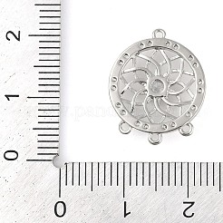 Brass Pave Clear Cubic Zirconia Chandelier Component Links&nbsp;KK-L219-23P