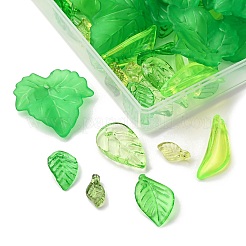 210Pcs 7 Styles Transparent Acrylic Pendants&nbsp;TACR-FP0001-07
