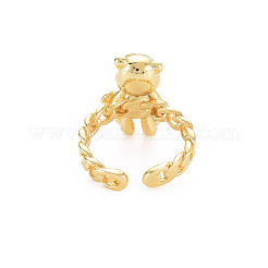 Brass Cuff Rings&nbsp;RJEW-S045-142