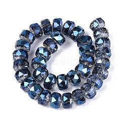 Electroplate Transparent Glass Beads Strands&nbsp;EGLA-N022-04A-D05