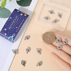 16Pcs 201 Stainless Steel Snap Clasps&nbsp;STAS-SC0006-97