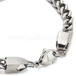 Non-Tarnish 304 Stainless Steel Wheat Chain Bracelets for Men&nbsp;BJEW-B093-04P