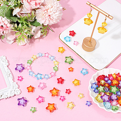 300Pcs 3 Styles Transparent Acrylic Beads&nbsp;TACR-PA0001-24
