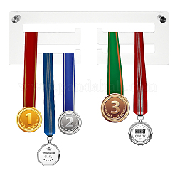 Acrylic Medal Hanger Holder Display Wall Rack&nbsp;HJEW-WH0047-01