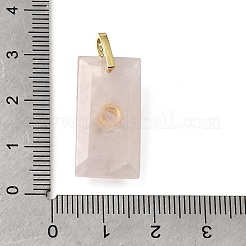 Natural Rose Quartz Pendants&nbsp;GG-CBA7610-05G-02