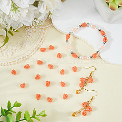 100Pcs Dyed Synthetic Coral Beads&nbsp;CORA-SC0001-19A
