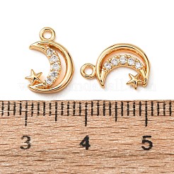 Brass with Cubic Zirconia Pendants&nbsp;KK-L270-02G