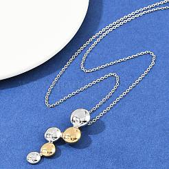 304 Stainless Steel Crystal Rhinestone Grape Pendant Necklaces for Women&nbsp;NJEW-K290-01GP