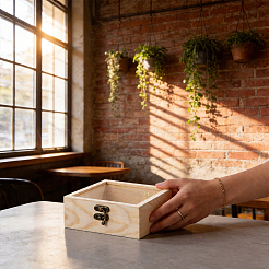 Wooden Storage Boxes&nbsp;WOCR-DJ0001-01B