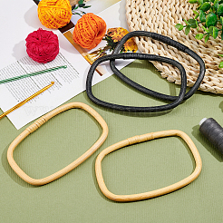 4Pcs 2 Colors Rattan Woven Bag Handles&nbsp;FIND-PH0004-96