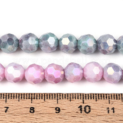 Anti-Tarnish Electroplate Glass Beads Strands&nbsp;EGLA-T021-8mm-15-06