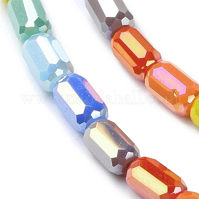 Electroplate Glass Beads Strands&nbsp;EGLA-C004-11-1