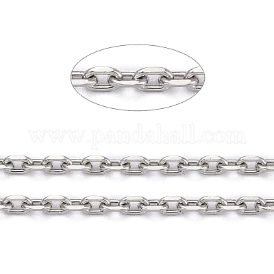Tarnish Resistant 304 Stainless Steel Cable Chains&nbsp;CHS-D033-03P-01-1