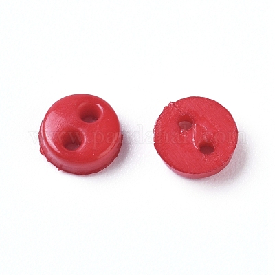 Nylon Tiny Button&nbsp;BUTT-WH0014-28J-1