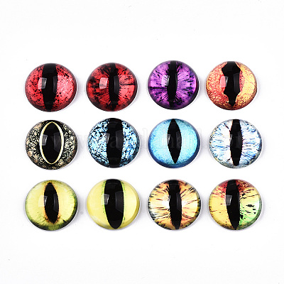Glass Cabochons&nbsp;GGLA-N043-013-1