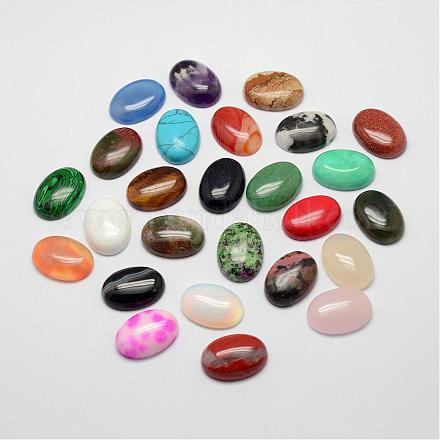 Natural & Synthetic Mixed Stone Cabochons&nbsp;G-D860-A-1