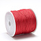 Nylon Braided Cord, Chinese Knotting Cord for Jewelry Making Macrame Craft, Red, 0.8mm, about 109.36 yards(100m)/roll