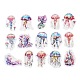 Waterproof PET Stickers Set&nbsp;DIY-Z035-02B-1