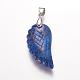Dyed & Synthetic Lapis Lazuli Pendants&nbsp;G-E339-02F-2