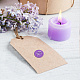 Brass Wax Seal Stamp with Handle&nbsp;AJEW-WH0184-0627-4