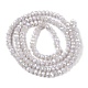 Electroplate Glass Beads Strands&nbsp;EGLA-A044-P1mm-B19-3