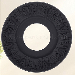2Pcs Round Ring Imitation Leather Chandelier Base&nbsp;FIND-CN0002-09A