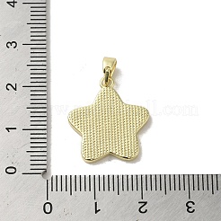 Brass Pave Shell Pendants&nbsp;KK-I708-14D-G