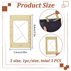 1Bag Acrylic Viewfinder&nbsp;AJEW-DR0002-29A