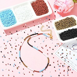 5560Pcs 5 Colors Glass Seed Beads&nbsp;SEED-YW0003-20