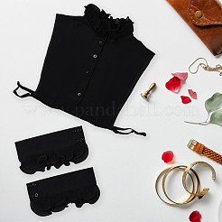 1Pc Detachable Chiffon Shirt Women False Collar&nbsp;AJEW-CY0001-38B