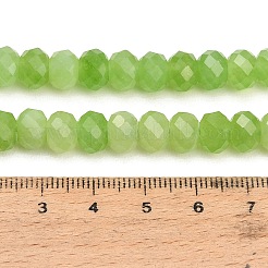 Faceted Dyed Natural White Jade Beads Strands&nbsp;GG-CBAE966-01A-V