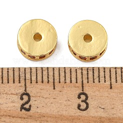 Rack Plating Brass Micro Pave Cubic Zirconia Beads&nbsp;KK-U030-27G-09