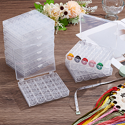 12 Bags Transparent Plastic Empty Sewing Thread Bobbins&nbsp;CON-WA0001-10