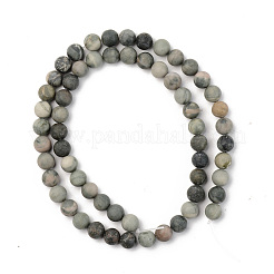 Natural Green Jasper Beads Strands&nbsp;G-S369-008B-A