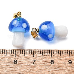 Handmade Lampwork Pendants&nbsp;LAMP-S069-08G-07