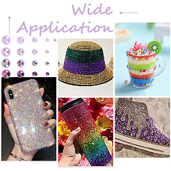Resin Rhinestone and ABS Cabochons Sets&nbsp;RESI-WH0029-51A