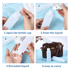 10Pcs Plastic Empty Refillable Flip Cap Bottles&nbsp;MRMJ-BC0003-51