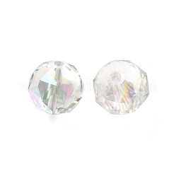 Electroplate Transparent Round Glass Beads&nbsp;GL-CBA6A73-HR04