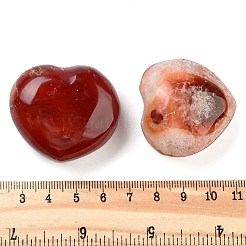 Natural Red Agate Heart Love Healing Stones&nbsp;G-G125-01B