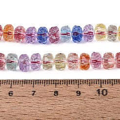 Crackle Transparent Glass Beads Strands&nbsp;GLAA-N068-03A-M