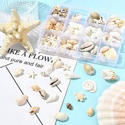 DIY Conch Shell Starfish Turtles Beads Findings Kits&nbsp;DIY-FS0010-25