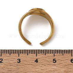 304 Stainless Steel Enamel Cuff Open Rings&nbsp;SA-CBA5A8D-01G
