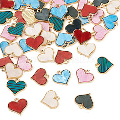 50Pcs Alloy Enamel Charms&nbsp;ENAM-TA0002-90