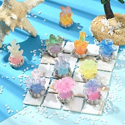 Luminous Resin Coral Shape Display Decorations&nbsp;DJEW-CJZ0001-010