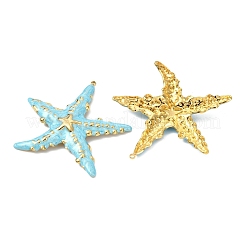 Ocean 304 Stainless Steel Enamel Big Pendants&nbsp;X-STAS-T076-08C-03G