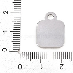 304 Stainless Steel Pendant Cabochon Settings&nbsp;STAS-D264-08A-P