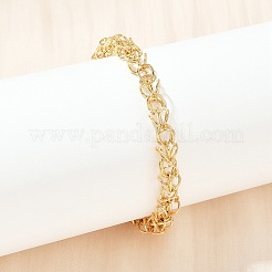 304 Stainless Steel Mesh Chain Bracelets for Women&nbsp;BJEW-Z143-04G