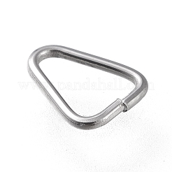 Tarnish Resistant 304 Stainless Steel Triangle Rings&nbsp;X-STAS-K194-26P